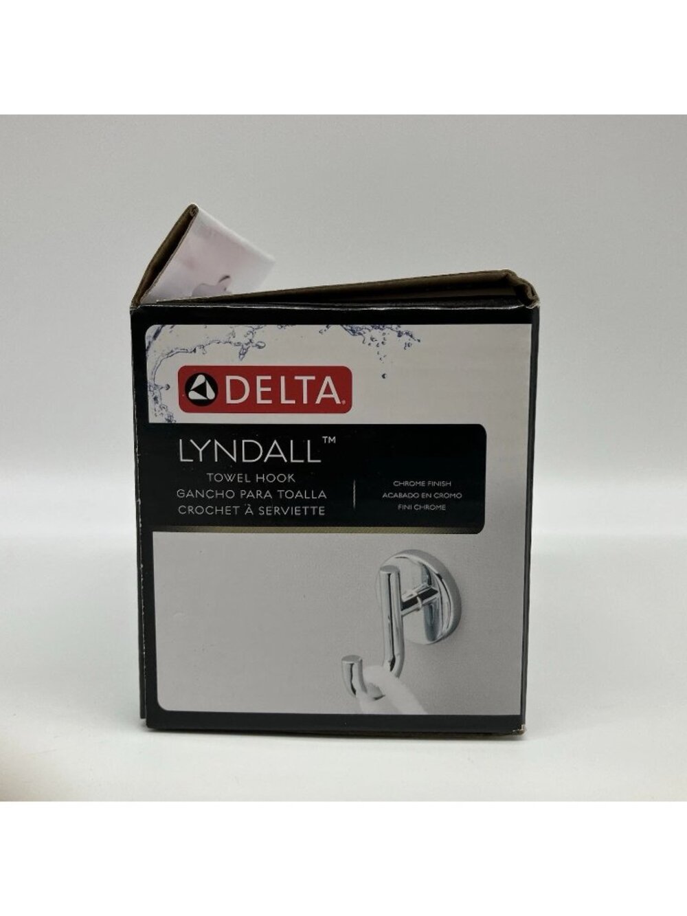 Delta Lyndall Towel Hook Chrome New/Box LDL35-PC - BB11